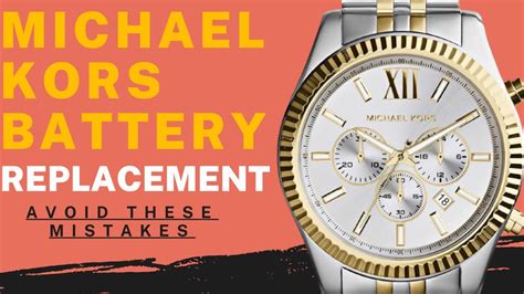 Michael Kors Watch Battery Life: Replacement Insights, Costs, 